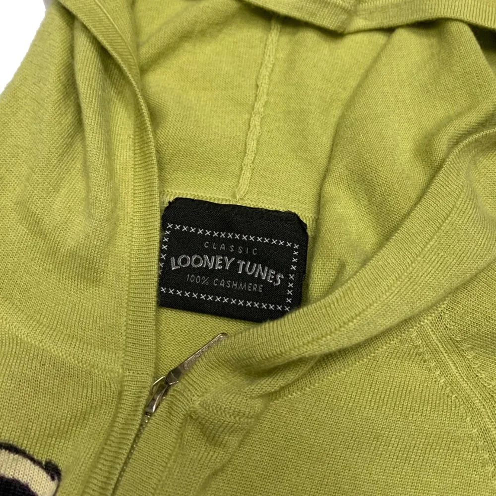 Looney Tunes Cashmere Zip-Hoodie "Pepe Le Pew" - Mint - Picture 3 of 4